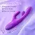 SuperLove G-Spot Fingering Rabbit Vibrator Purple