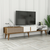 HANAH HOME Milan Alt Walnut White