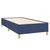 Vidaxl Box spring postelja z vzmetnico modra 100x200 cm blago