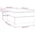 Vidaxl Box spring postelja z vzmetnico krem 80x200 cm blago