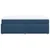 vidaXL Box spring postelja z vzmetnico modra 160x200 cm blago