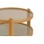 Hanah Home klub sto Golf 100, 100 cm, hrast / sivi / mermer