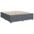 Vidaxl Box spring postelja z vzmetnico temno siva 200x200 cm žamet