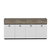 HANAH HOME Komoda Zara White Black