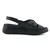 LP Fashion Ženske kožne sandale, Crne