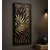 WallXpert zidna dekoracija MDF i pleksiglas KKMP-009, zlatni zraci sunca, 26 x 66 cm
