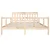 vidaXL Posteljni okvir 180x200 cm trden les