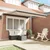 Nadstrešnica Bež 300 x 250 cm Poliester i aluminij