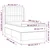Vidaxl Box spring postelja z vzmetnico temno rjava 80x200 cm blago