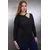 Trendyol Curve Ženska bluza Tbbaw26Af00042, Crna