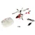 WOWO Rdeč Helikopter na daljinsko upravljanje RC 2,4 GHz RTF - SYMA S107H