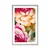 Plakat s paspartujem impresionistični svet rož - 30x45 white