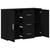 Komoda crni hrast 91x29,5x65 cm konstruirano drvo