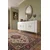 Hanah Home komoda Ilay 180, 180 cm, hrast Sapphire / bela / srebrna