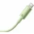 BASEUS kabel, USB-C - USB-C, 2m, 100W, zelen (P10360202631-01)