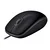 Logitech B110 Miš, USB, Optički, 1000 DPI, Crni