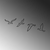 Wallity Zidna dekoracija Birds-486, Crna