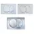 GEBERIT taster za aktiviranje DELTA BASIC 115.100.11.1 bela