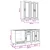vidaXL Set omar s predalom s polico 5 pcs Star les Konstruiran les