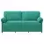 Sofa za 3 osobe Tirkizna 198 x 83 x 95 cm Baršun