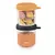 Beaba set od 2 x 250 ml staklene posude,Blu/Honey