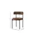 Hanah Home Set stolica Gini, 48,5x75,5x50,5 cm, 2 komada, Braon-crne