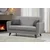 Atelier del Sofa Dvosed na razvlačenje Zaden 153x86x77cm Svetlosivi