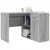 Kutni stol s ladicama Siva Sonoma 102 x 88 x 75 cm