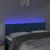 LED uzglavlje tamnoplavo 160x7x78/88 cm baršunasto