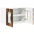 Zidni stakleni ormarić 2 pcs Dimljeni hrast 60 x 31 x 40 cm