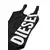 Diesel enodelne kopalke otroške MIDELY SWIMSUIT