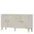 HANAH HOME Komoda Lessi 150 White Travertine Gold