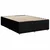 Vidaxl Box spring postelja z vzmetnico črna 140x200 cm blago