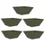 Vrtna saksija 5 pcs Maslinasto zelena 35 x 35 x 15 cm