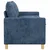 Vidaxl Kavč Modra 156 x 81 x 87,5 cm Poliester