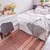 Decormat Podloga pvc Bež v vrsticah 80x120 cm