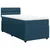 vidaXL Box spring postelja z vzmetnico modra 100x200 cm žamet