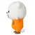 Northix Bepo Fluffy Puffy Figure, 7 cm zbirateljska igrača