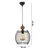 Opviq Luster Lillian Wood, 26cm, IP20, Crni
