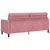 Sofa s pohranom Ružičasta 192 x 78 x 87 cm Poliester