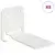 Lebdeća polica s policom Zidne 8 pcs Bijeli 6 x 10,8 x 6,6 cm
