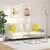 Jastučići za sjedenje 2 pcs Svijetlo žuta O40 x 13 cm tkanina