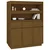Visoka komoda boja meda 89x40x116,5 c cm od masivne borovine