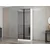 Hanah Home ormar sa reflektujućim staklom Nisa 20636, 90 cm, beli