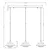 Rea Light Artemis S -3 HN8452S-3-1071 Visilica, E27, 3x60W, O30cm, Zeleno-bela