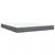 Vidaxl Box spring postelja z vzmetnico temno siva 180x200 cm žamet