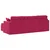 Sofa Vinska crvena 228 x 134 x 80 cm Baršun