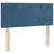 Vidaxl Box spring postelja z vzmetnico temno modra 120x200 cm žamet