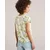 WE Fashion Majica pastelno modra/apno/zelena/bela
