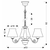 Zefir Viseća Lampa  3X40W E27  White